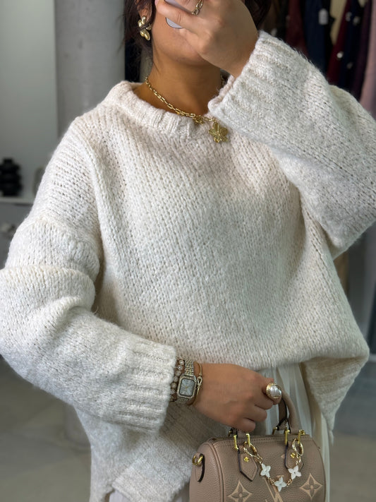 Pull Gaby écru