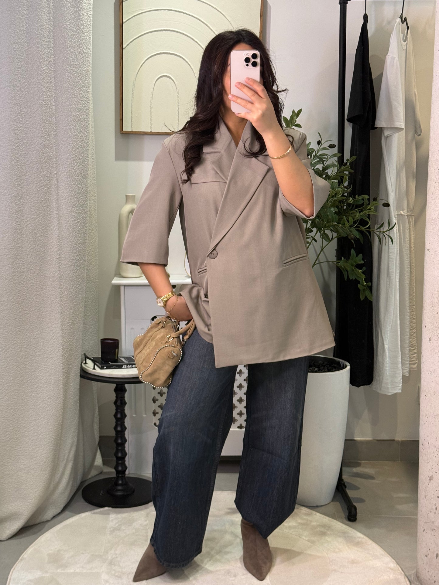 Blazer Clara taupe