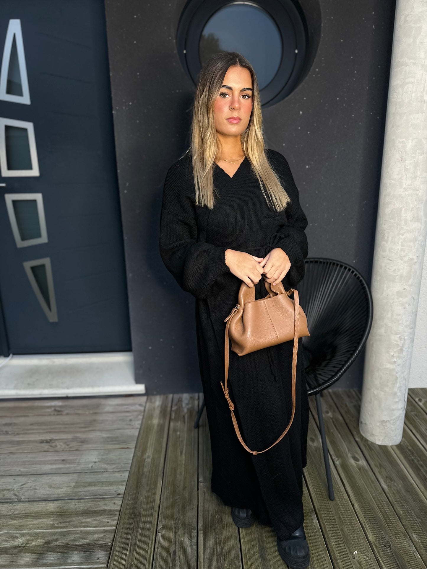 Robe Pull Sirine noire