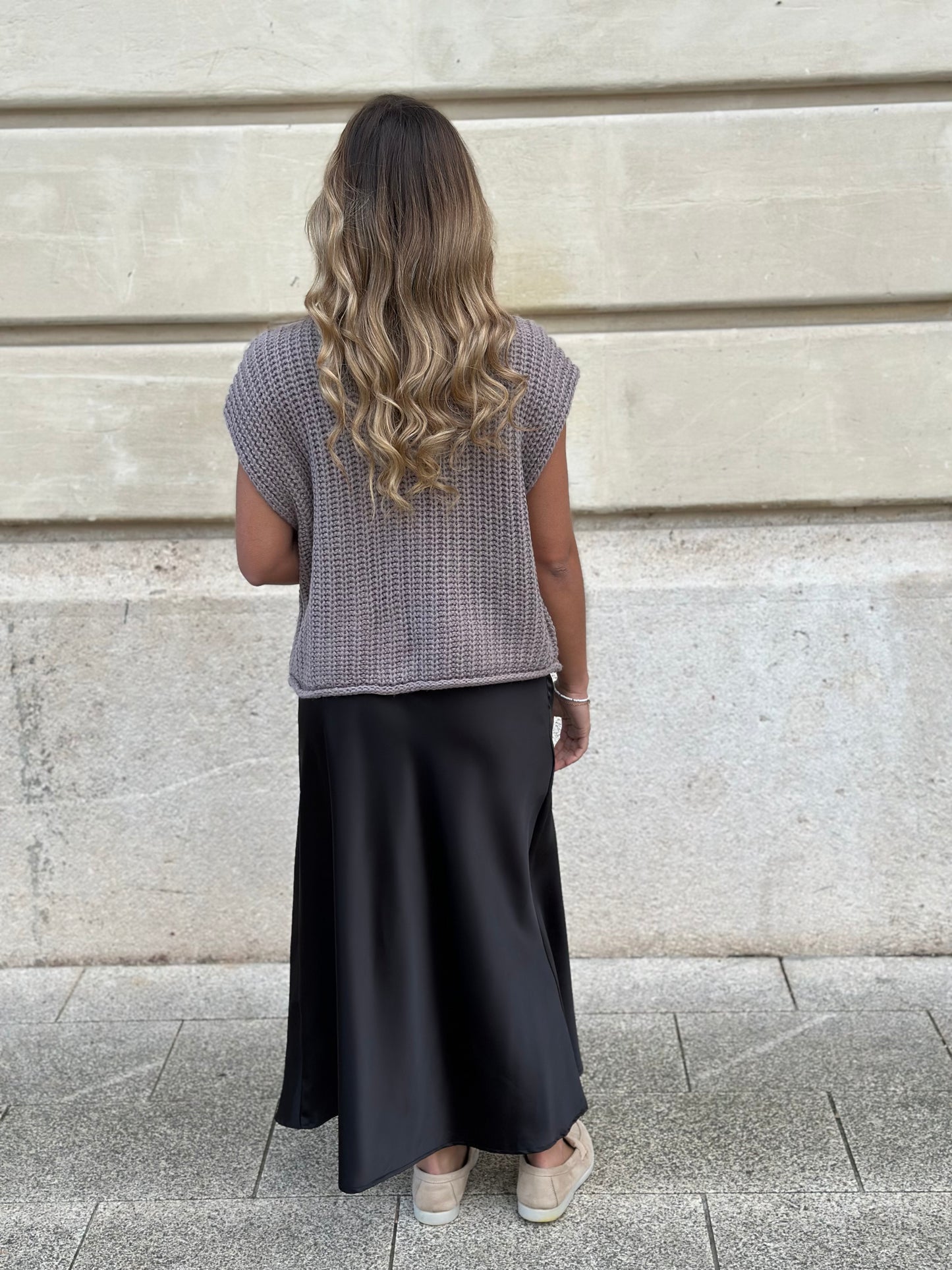 Gilet Osana taupe