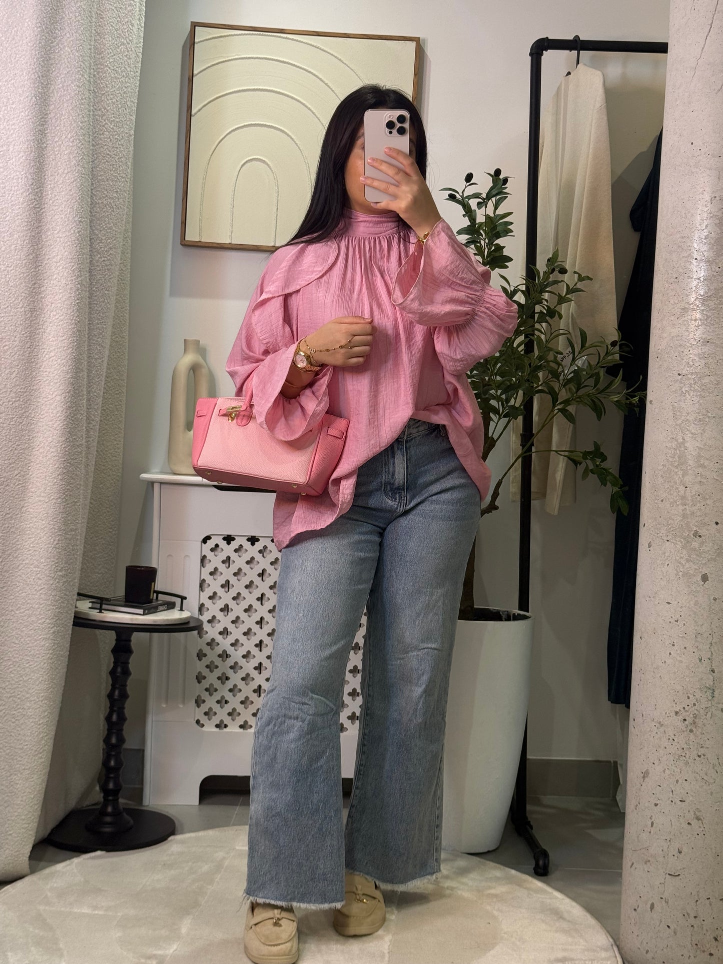 Chemisier Vanilla rose