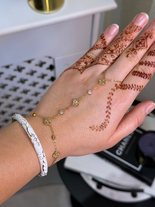 Chaîne de main Dilara bronze