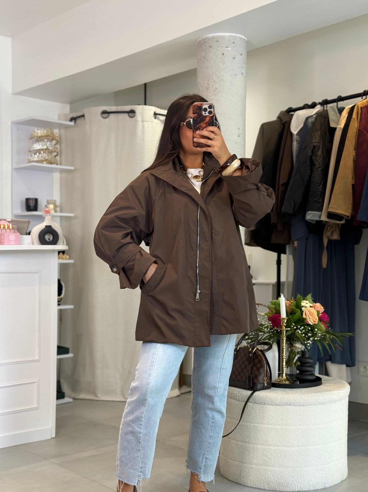 Veste Tessa marron