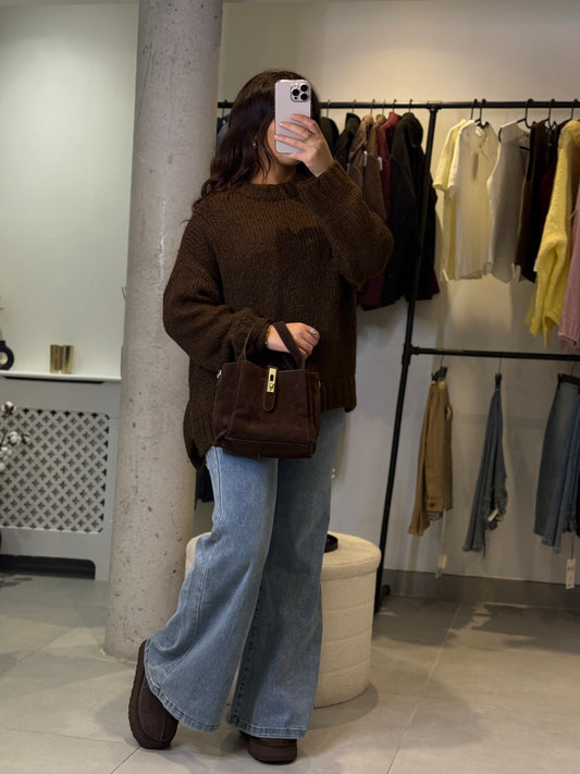 Pull Gaby chocolat