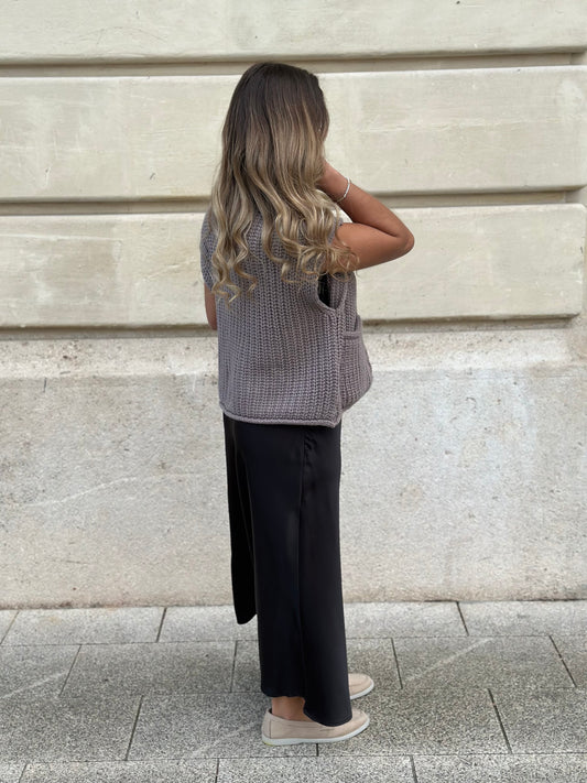 Gilet Osana taupe
