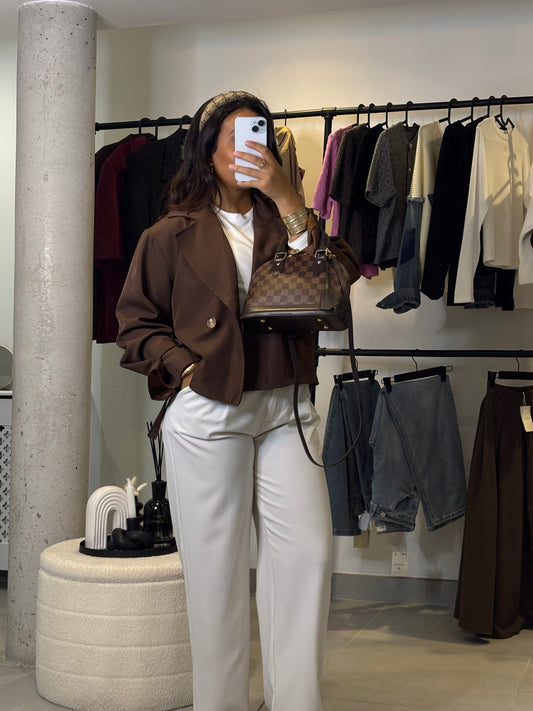 Trench Léane marron