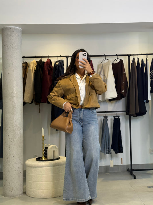 Veste Yass camel