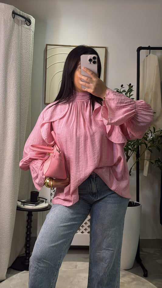 Chemisier Vanilla rose