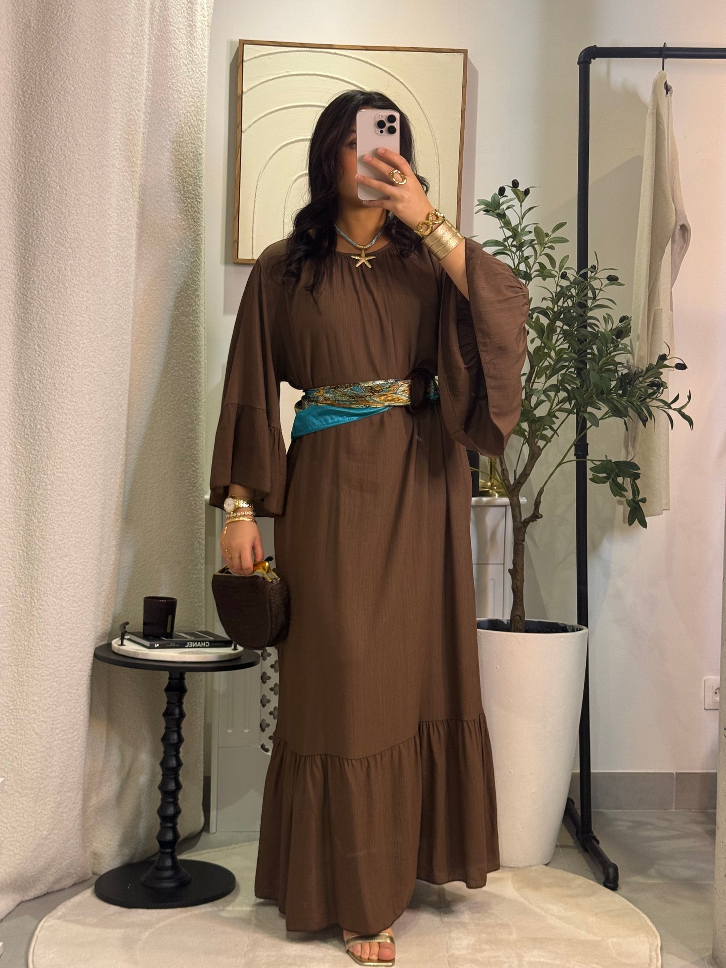 Robe Vanilla marron