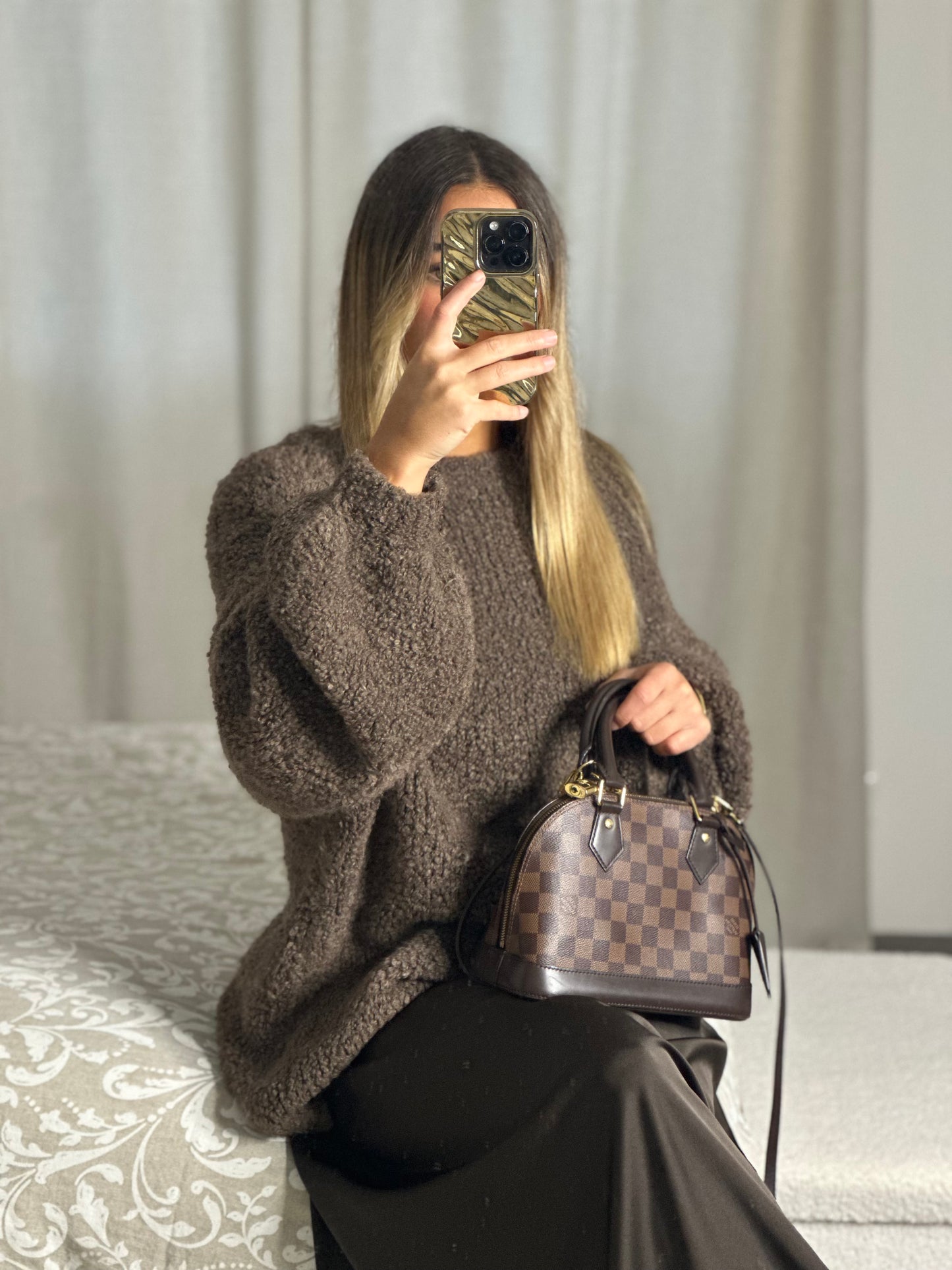 Pull Aleyna marron