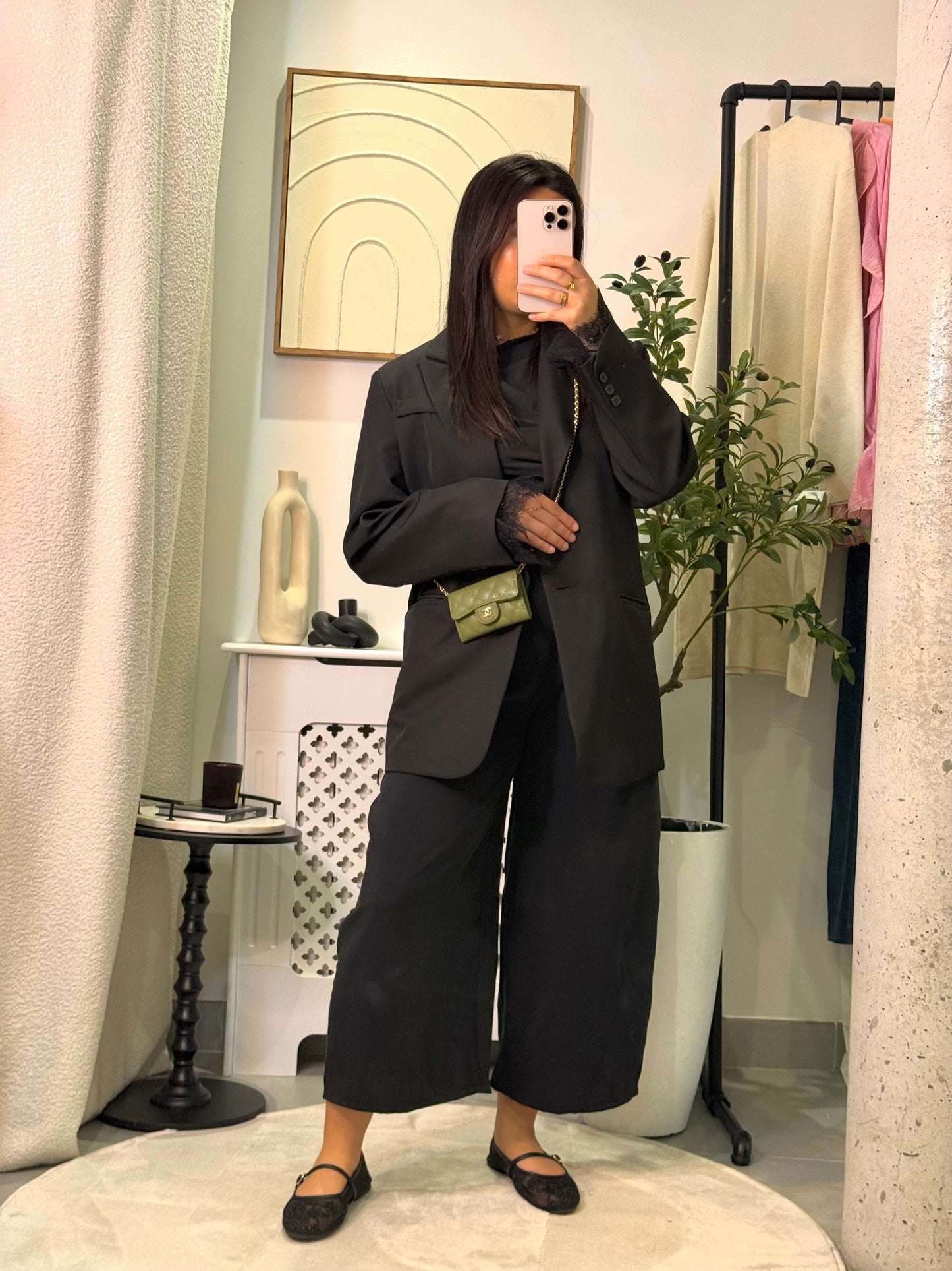 Pantalon 3/4 noir
