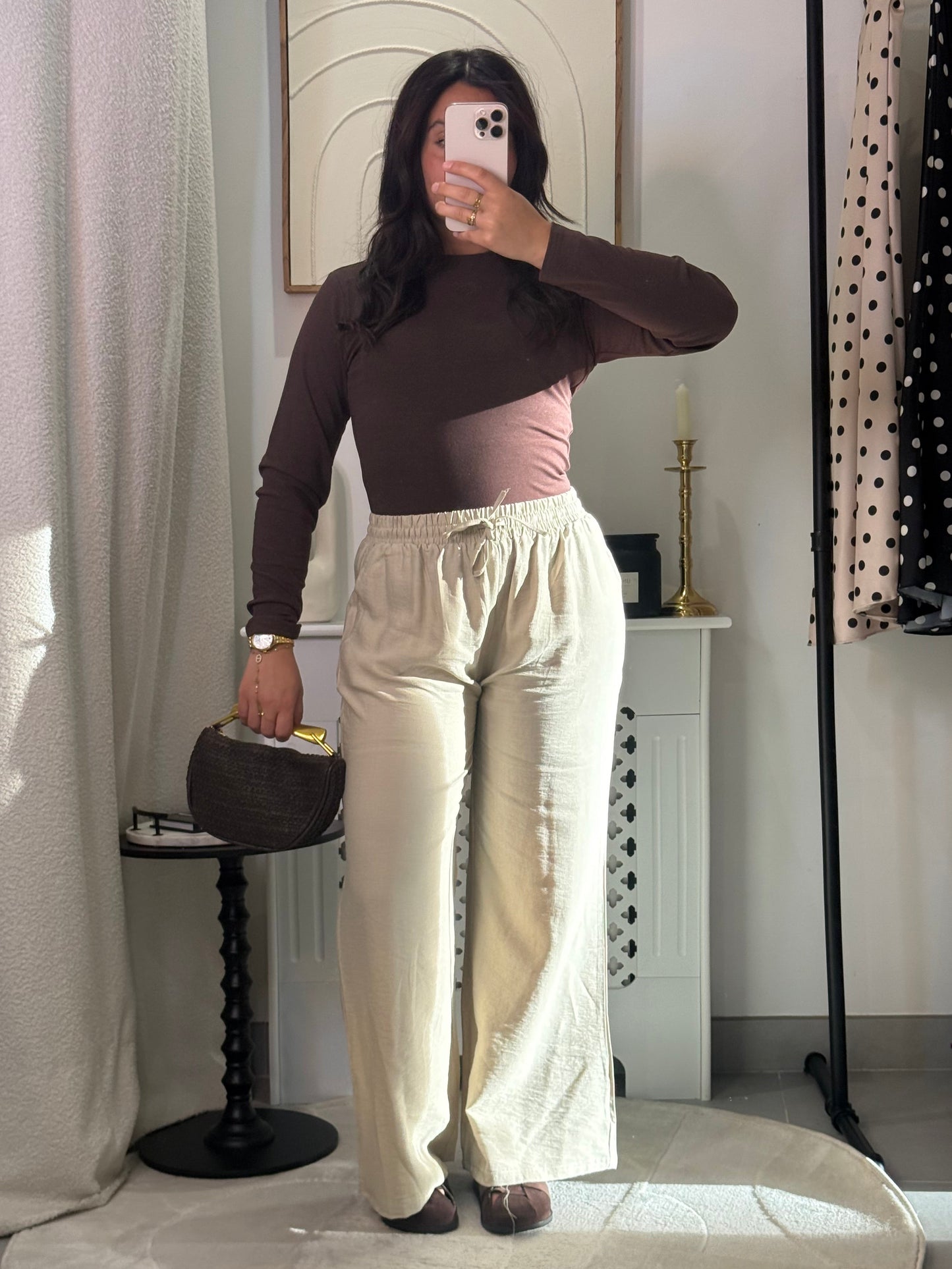 Pantalon Lynn beige