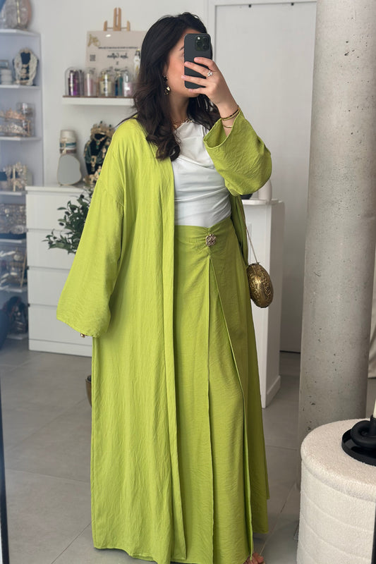 Ensemble Esme vert anis