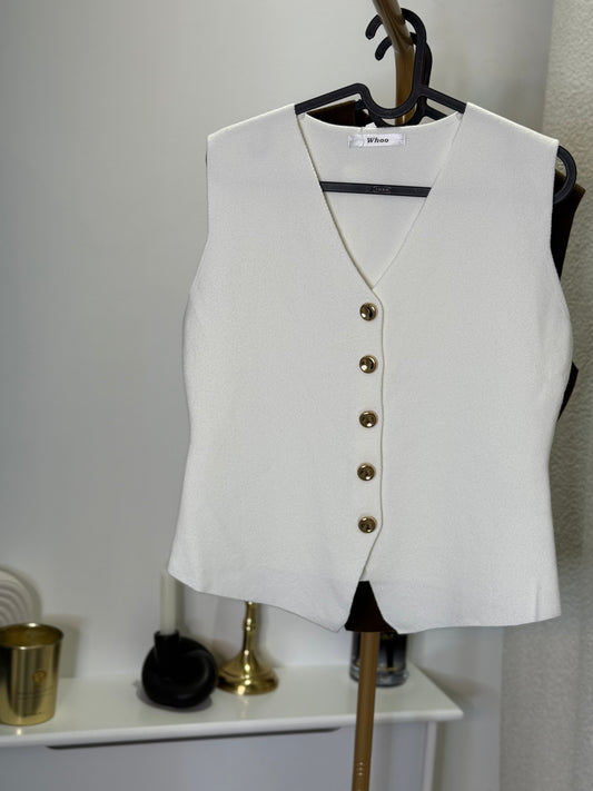 Gilet Anita blanc