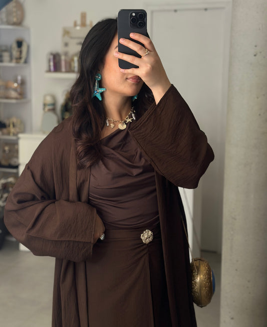 Ensemble Esme marron