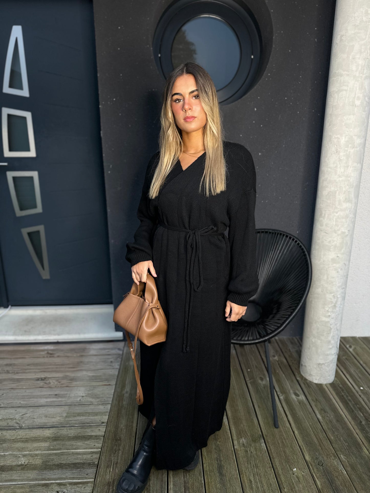 Robe Pull Sirine noire