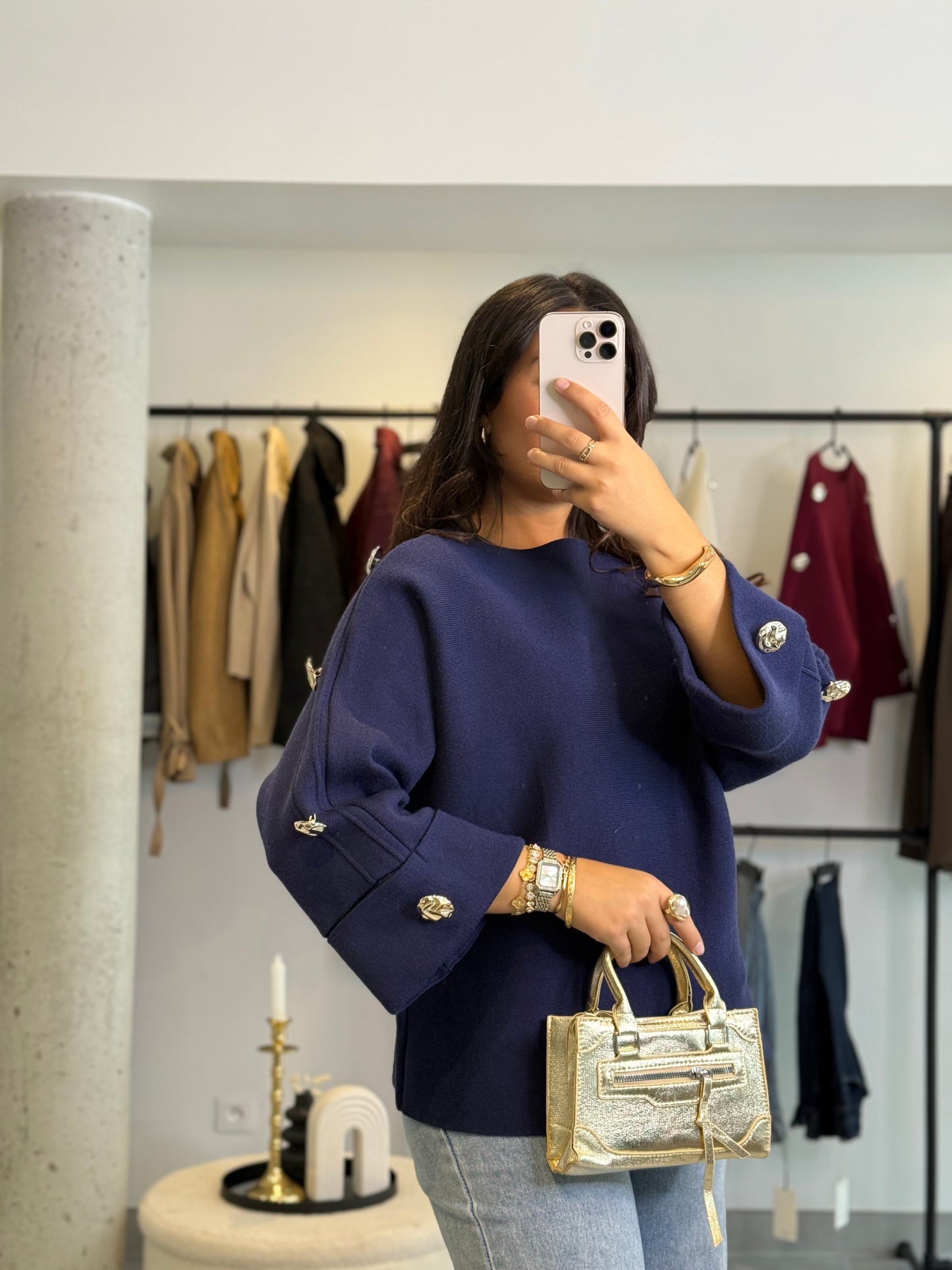 Pull Mery bleu
