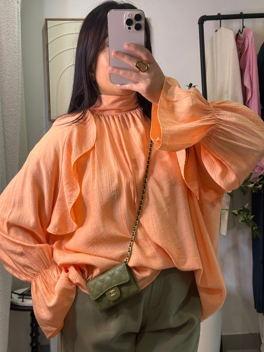 Chemisier Vanilla corail