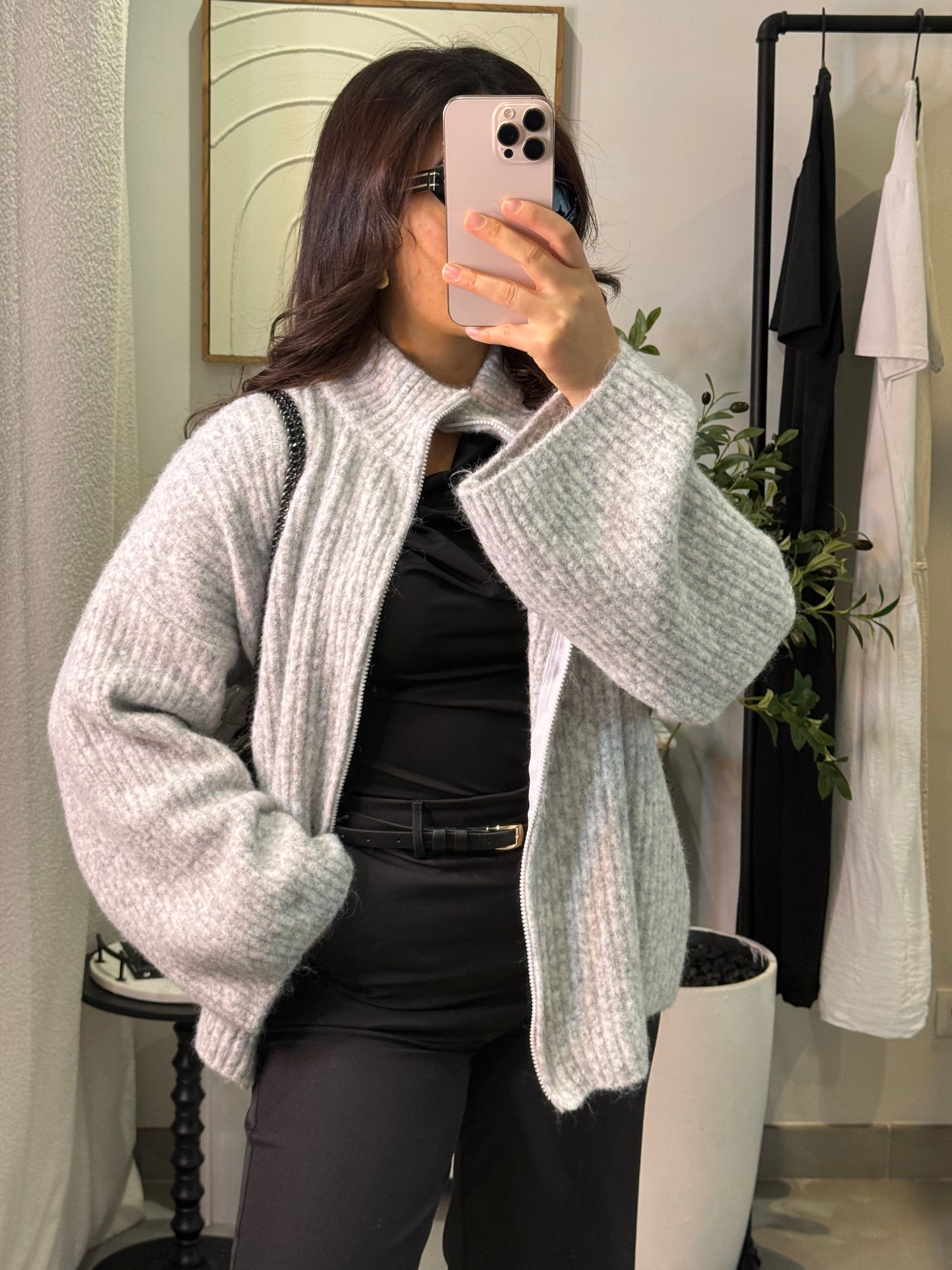 Gilet Kara gris