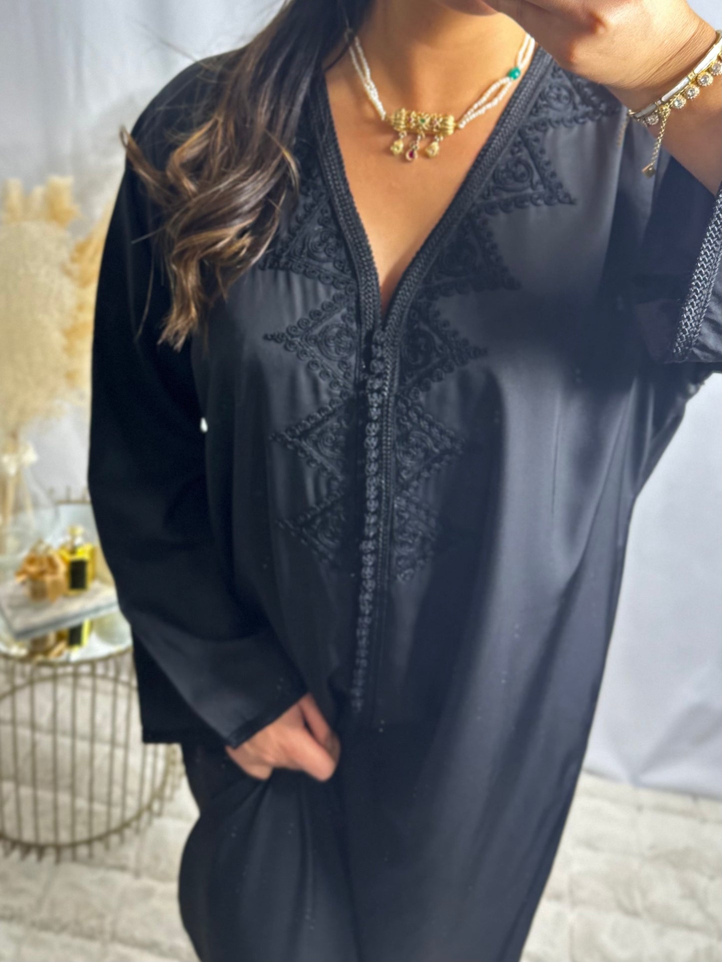 Caftan Kimono Zayna noir