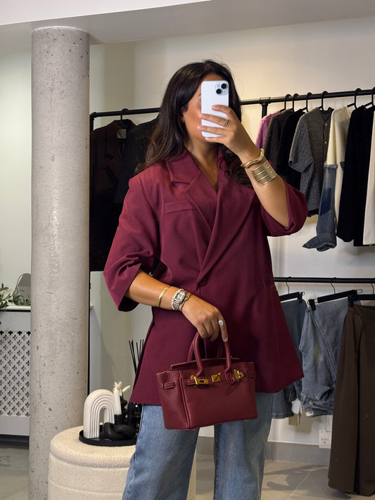 Blazer Clara bordeaux