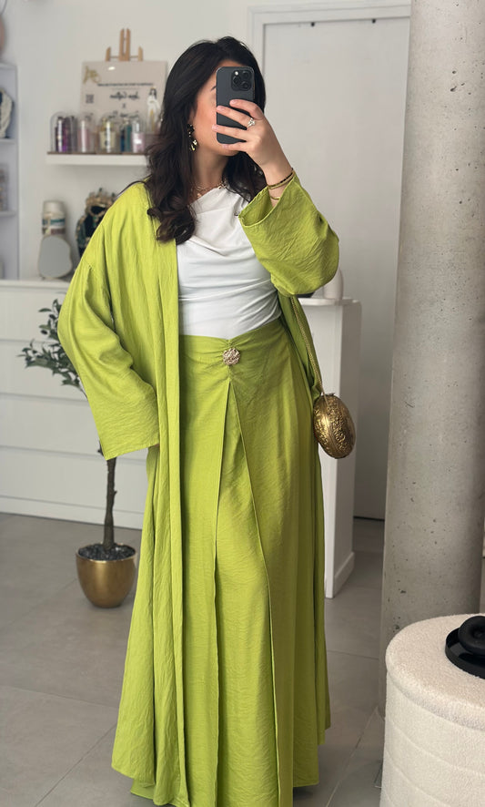 Ensemble Esme vert anis
