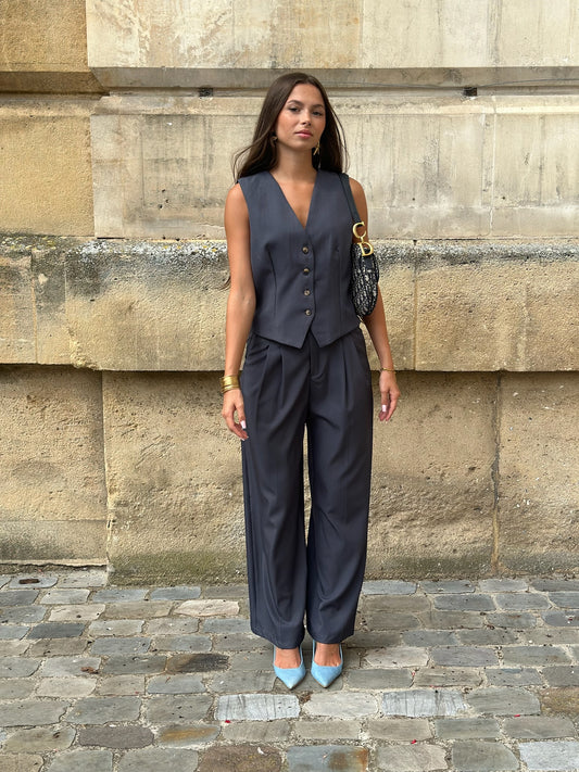 Ensemble Melissa Bleu gris