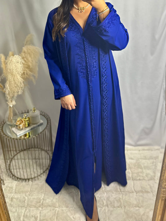 Caftan Kimono Zayna bleu roi