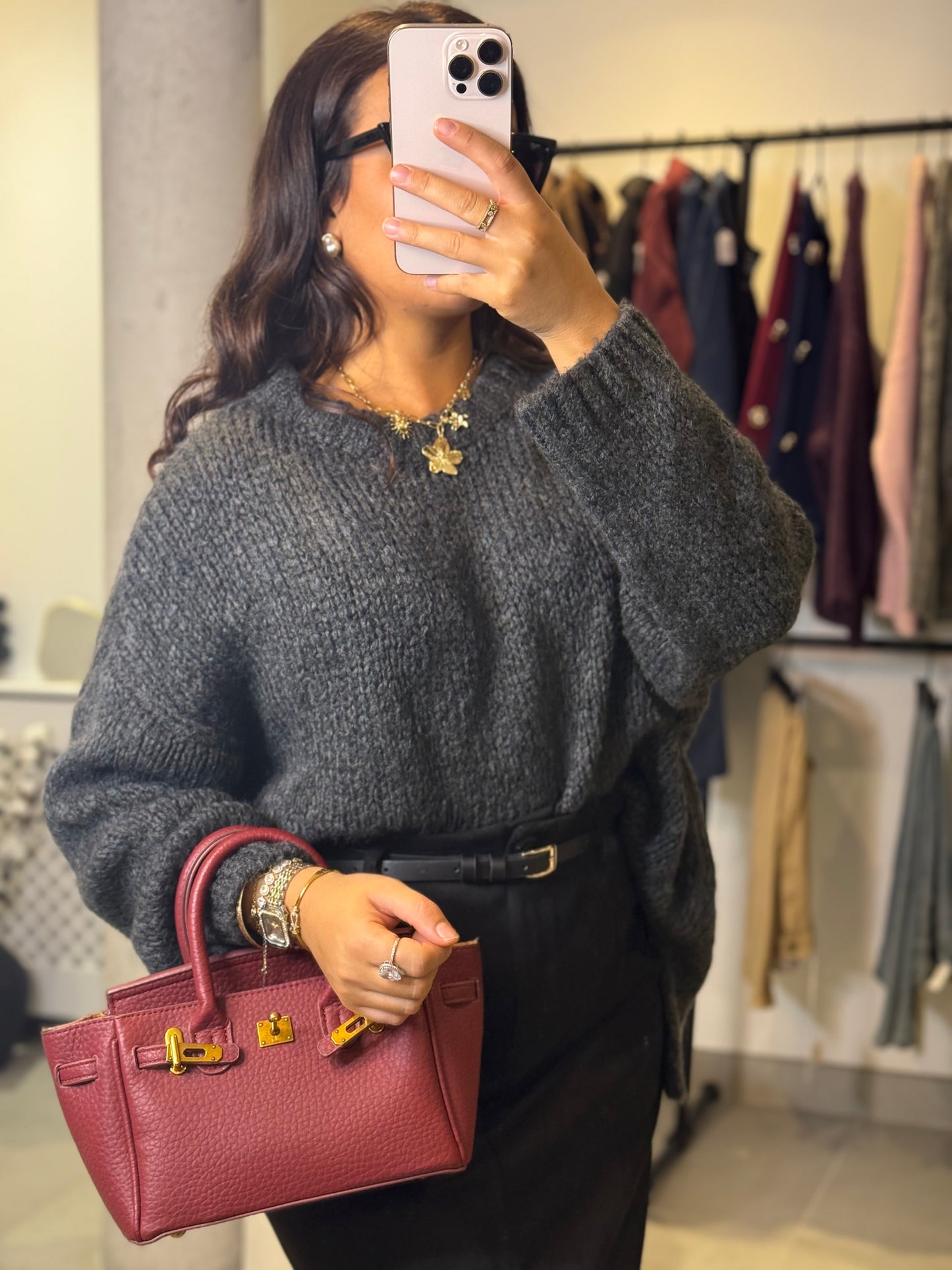 Pull Gaby anthracite
