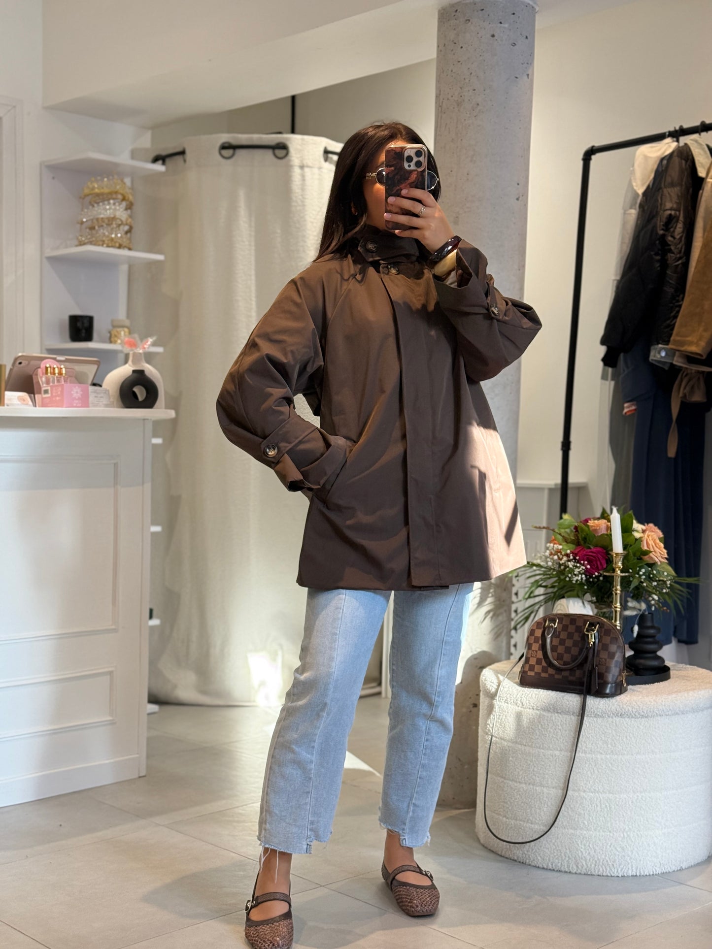 Veste Tessa marron