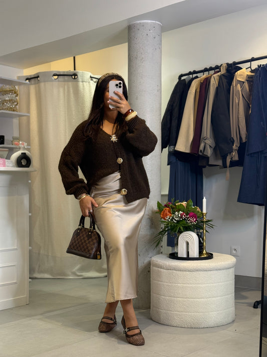 Gilet Stella marron