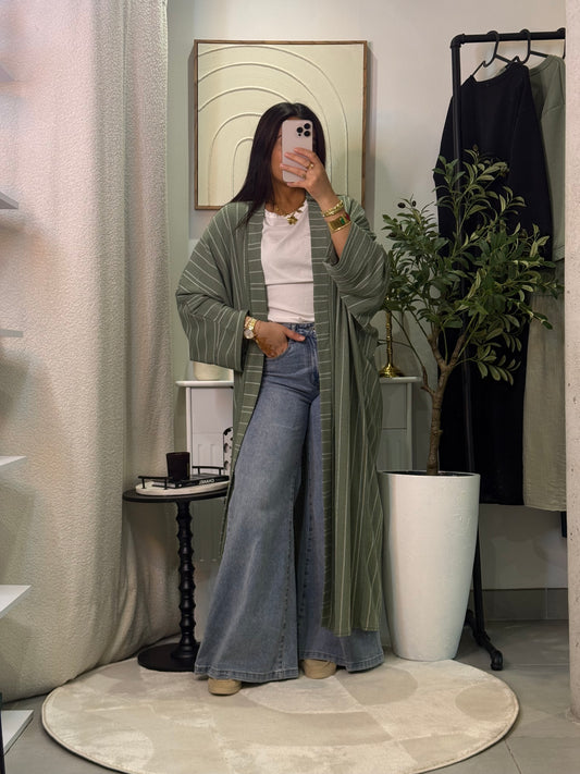 Kimono Mara vert sauge