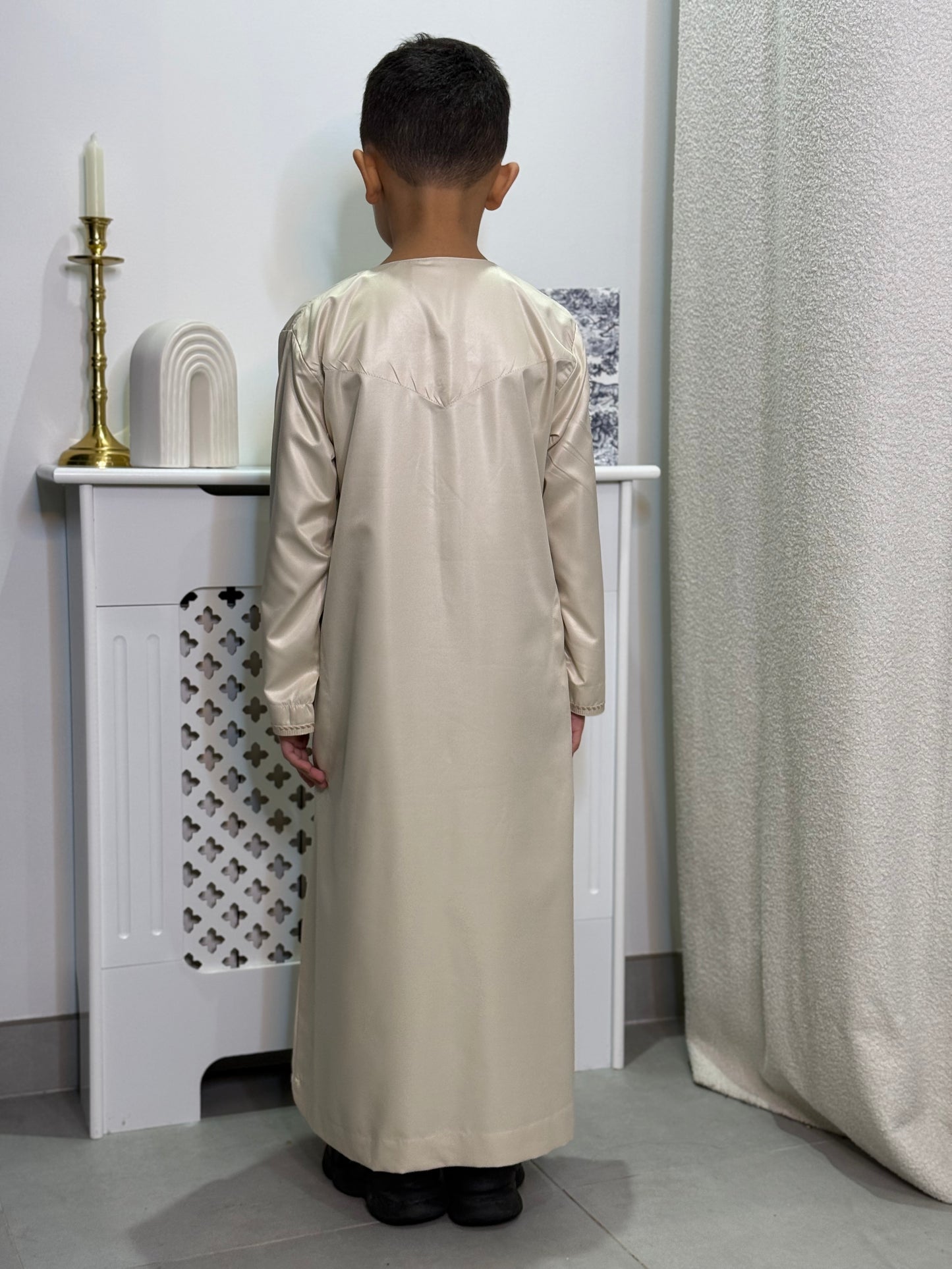 Qamis enfant beige