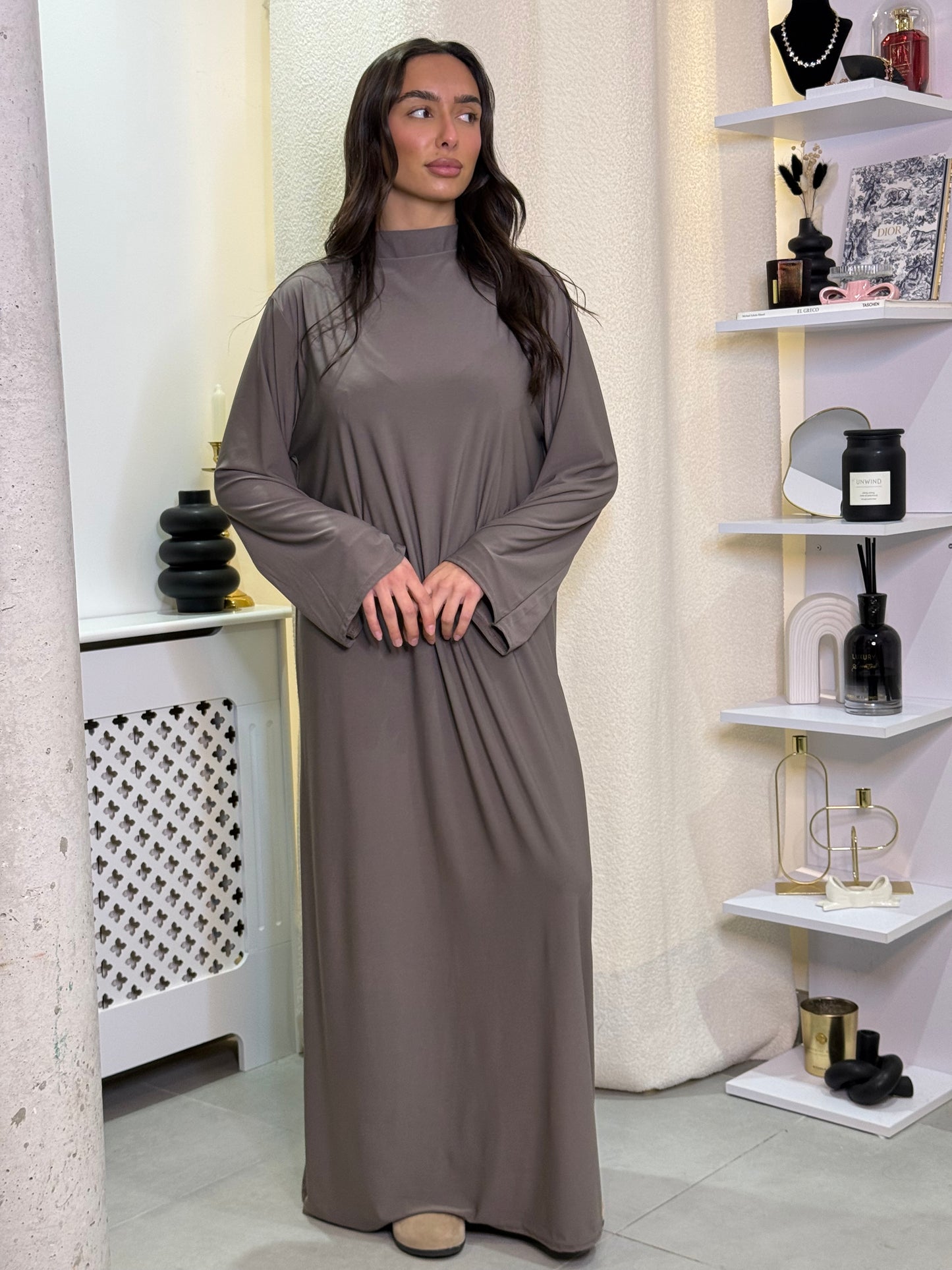 Ensemble Assia taupe