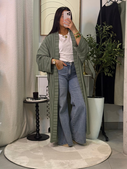 Kimono Mara vert sauge