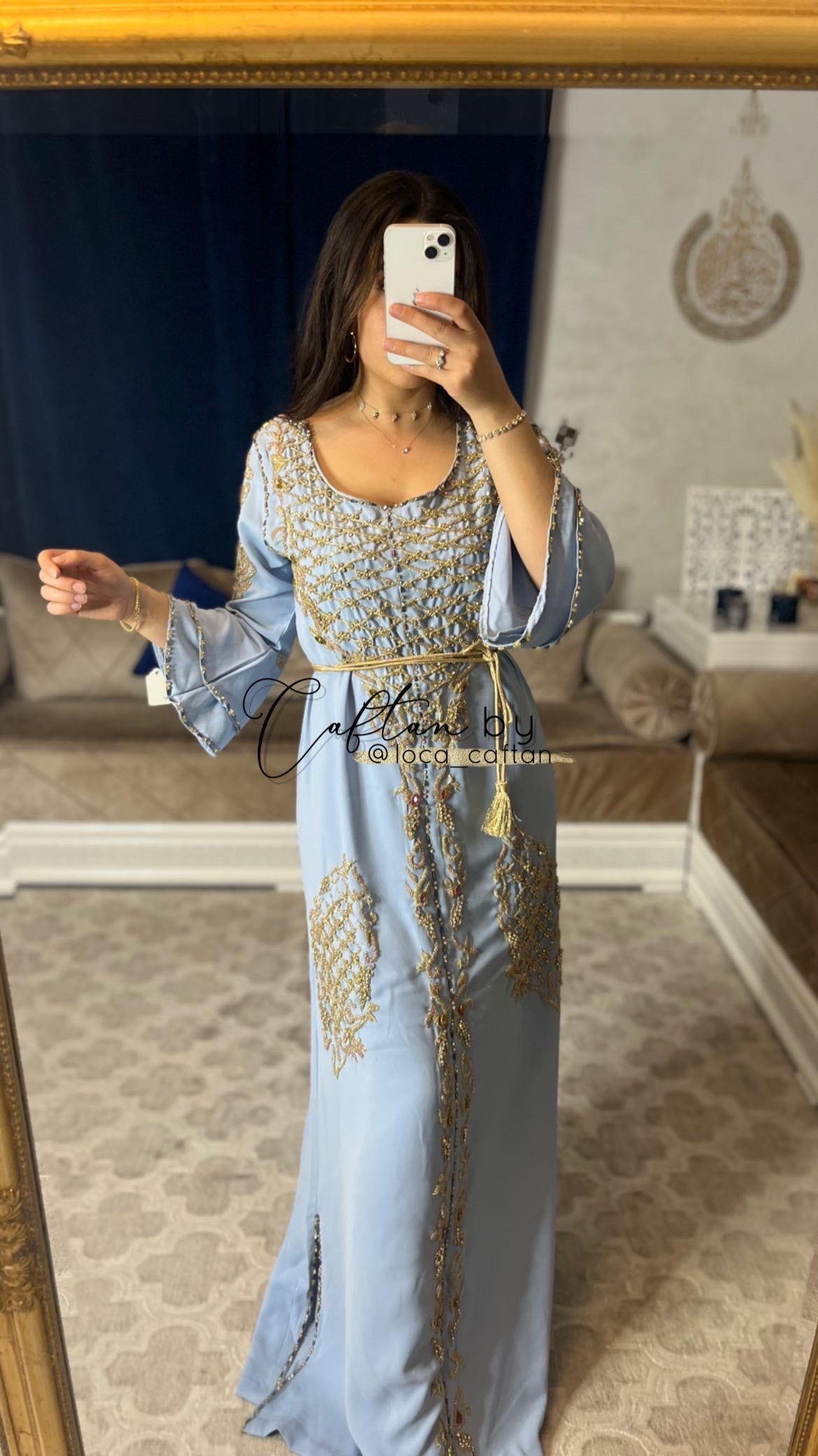 Caftan Naya Baby blue