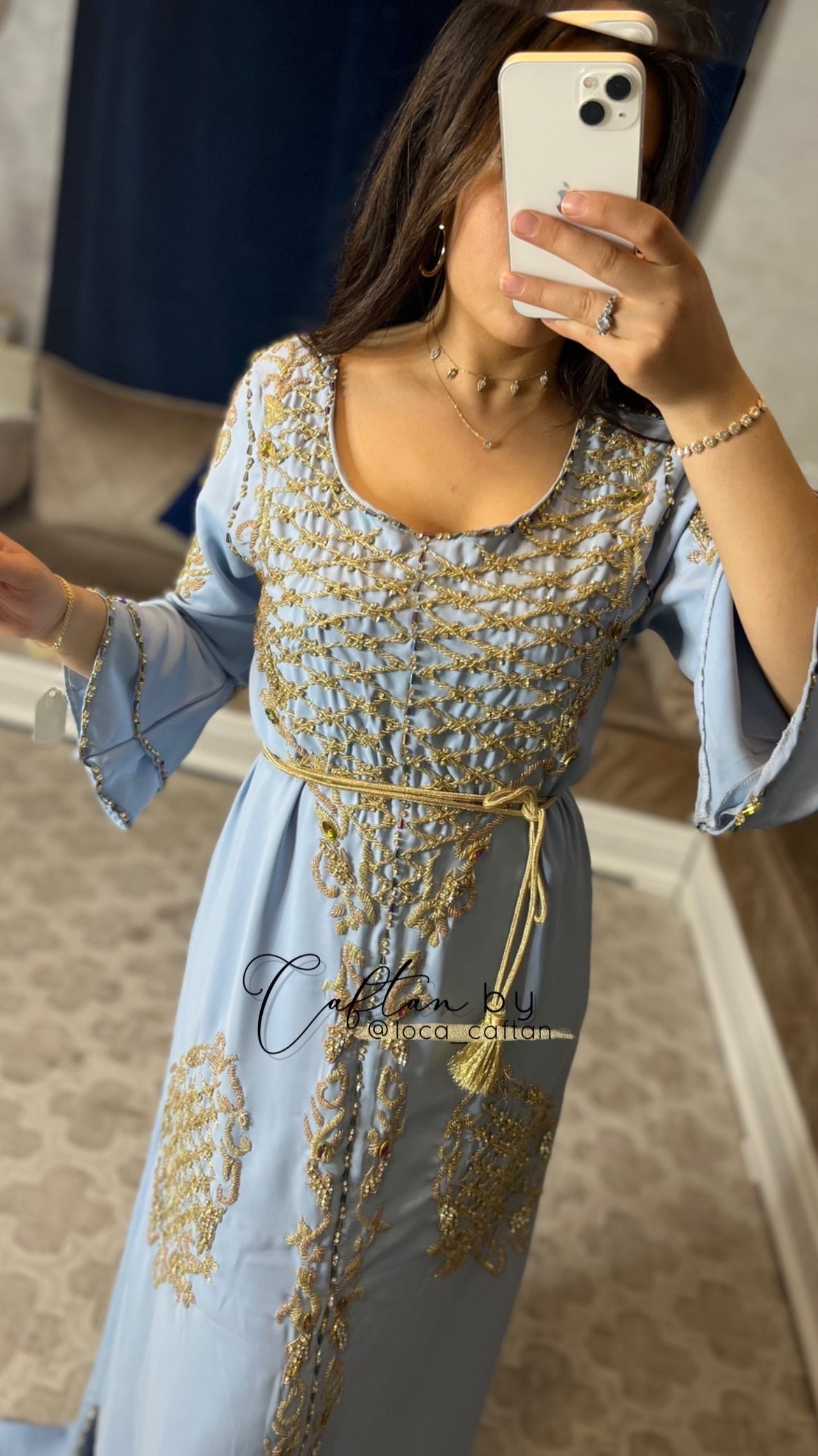 Caftan Naya Baby blue