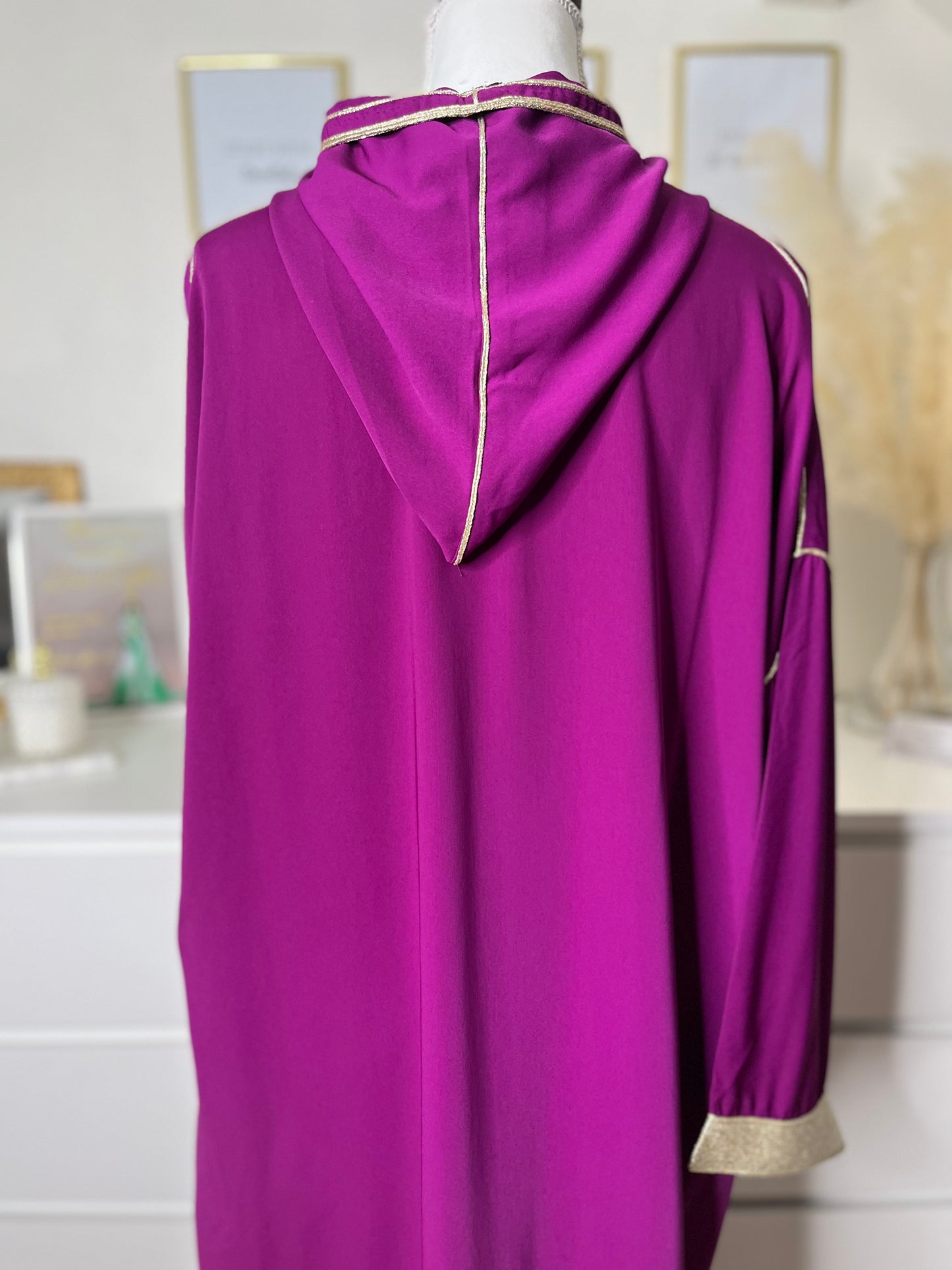 Jellaba Nouheïla Fuchsia