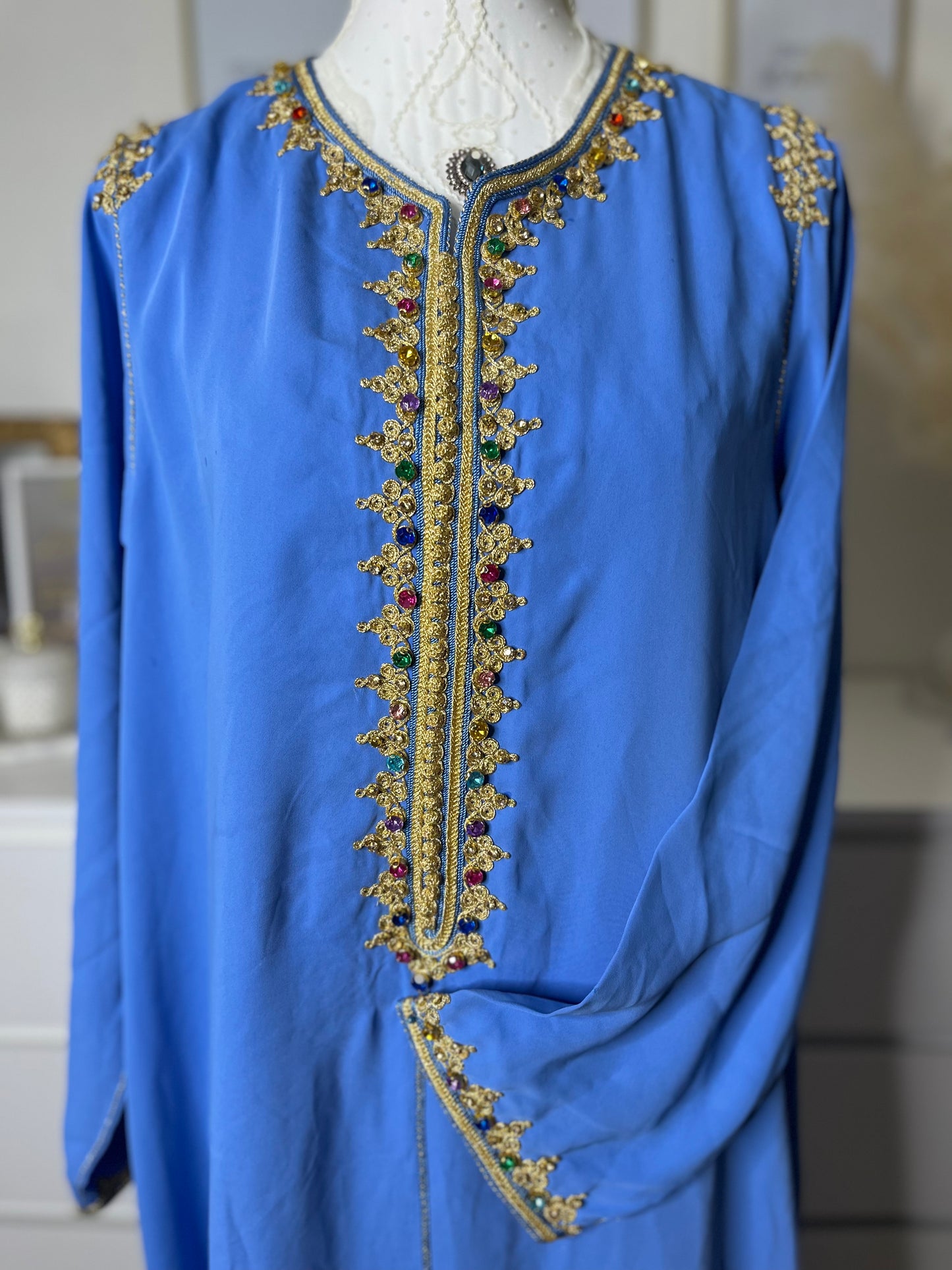 Caftan Nour Bleu