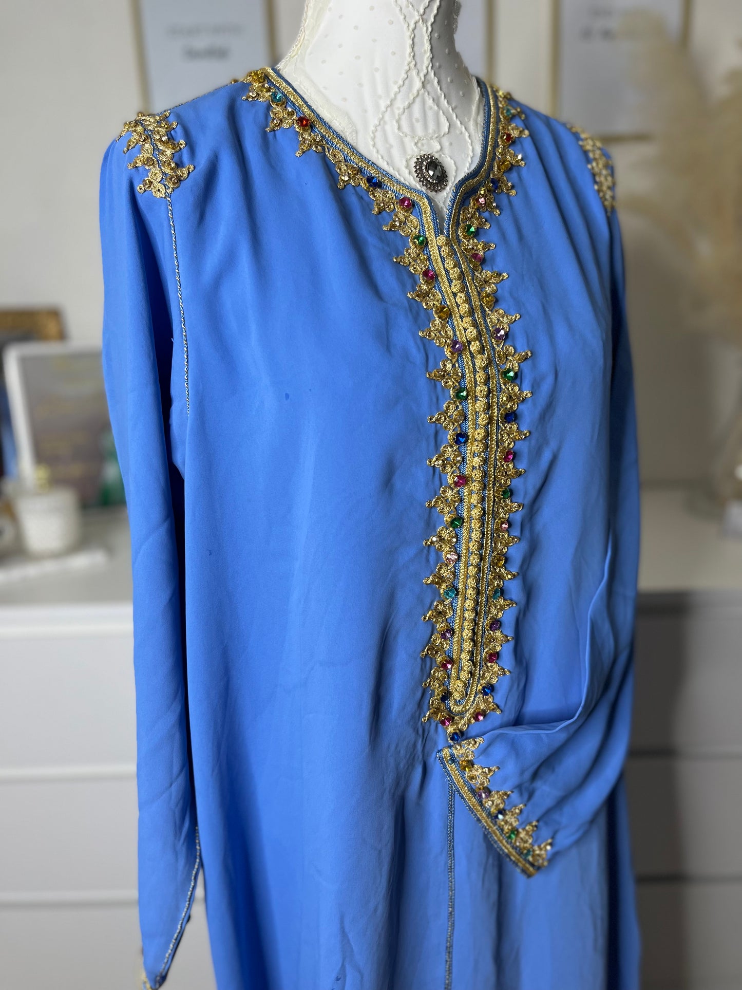 Caftan Nour Bleu