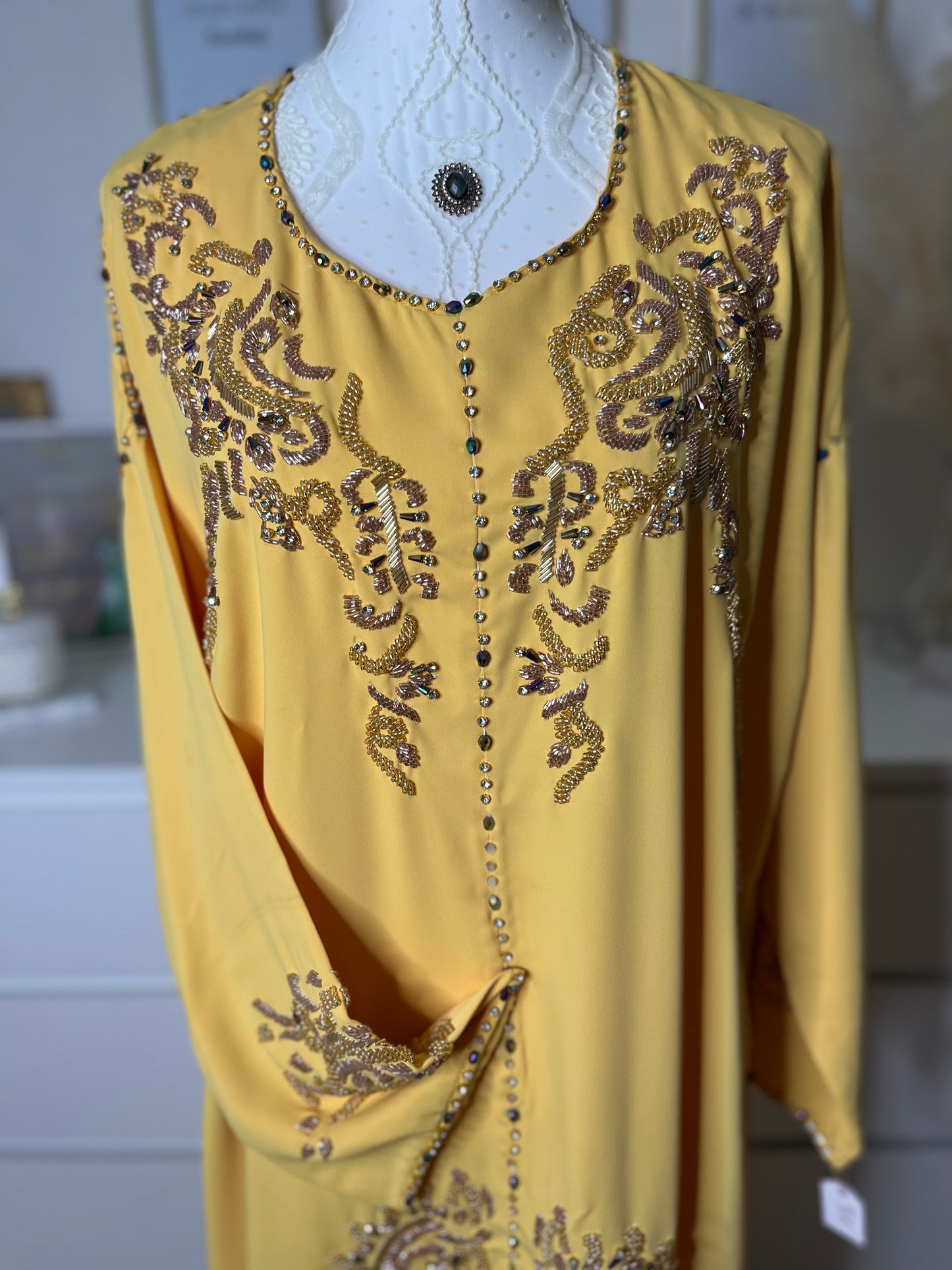 Caftan Maya Moutarde