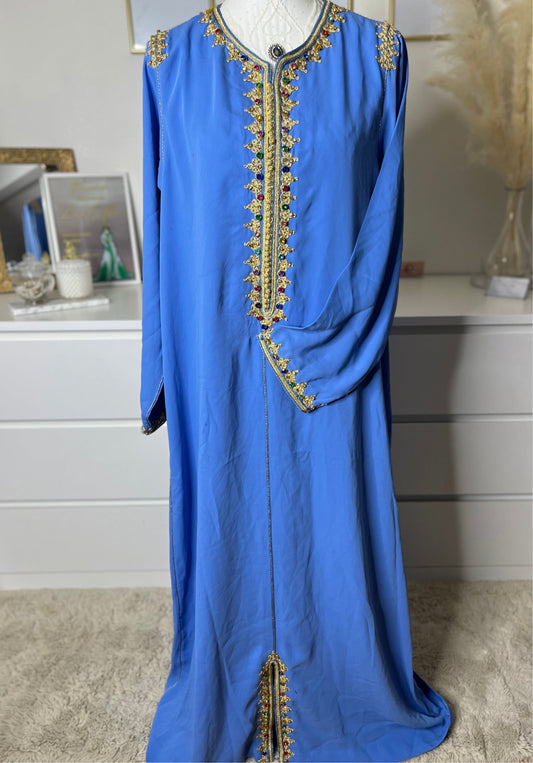 Caftan Nour Bleu