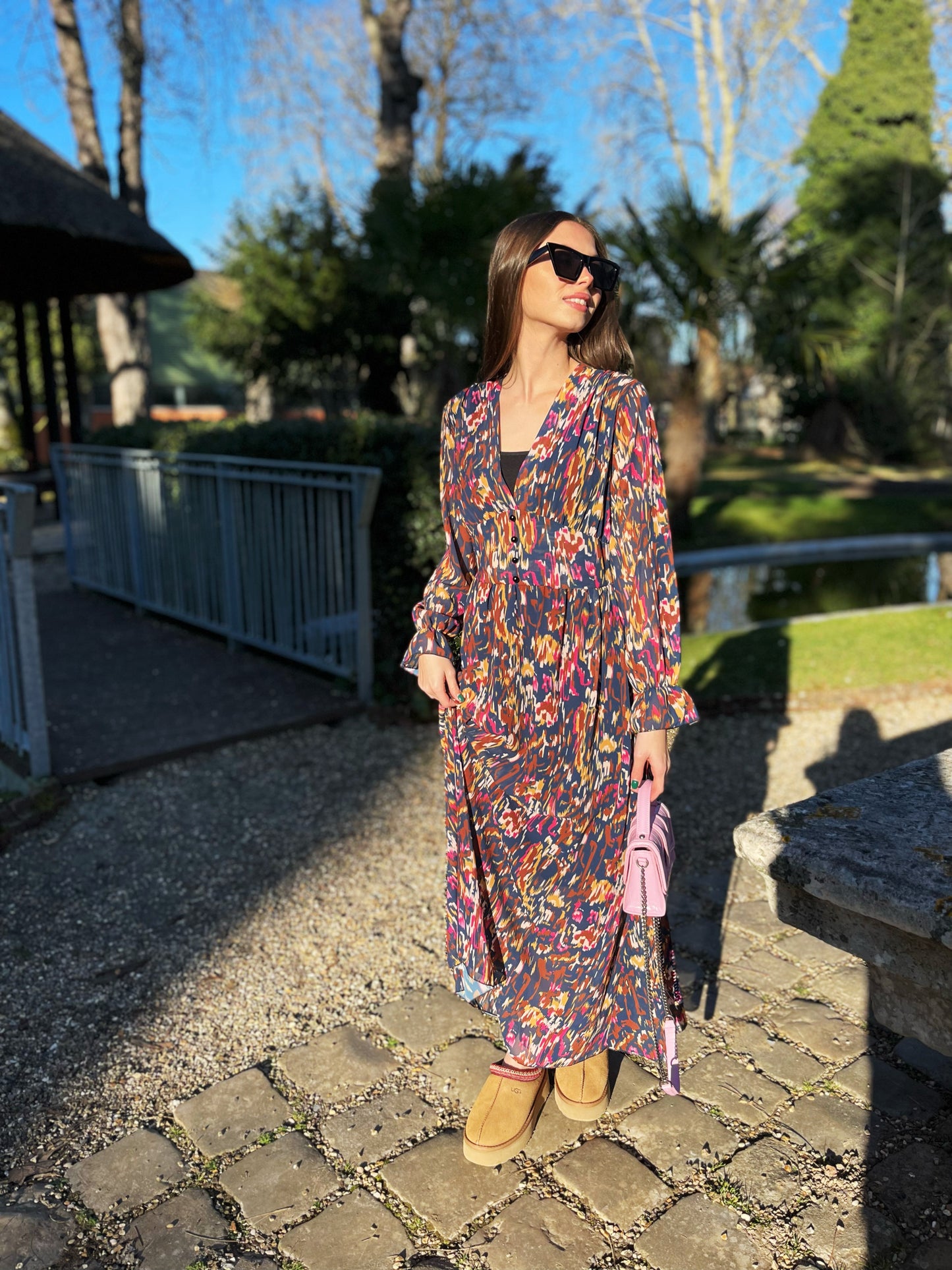 Robe Cali bleu marine